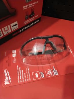 Milwaukee 48-73-2000A Clear Safety Glasses Anti Fog Scratch Resistant Lens Maximum Comfort Protective Glasses Tool Accessories