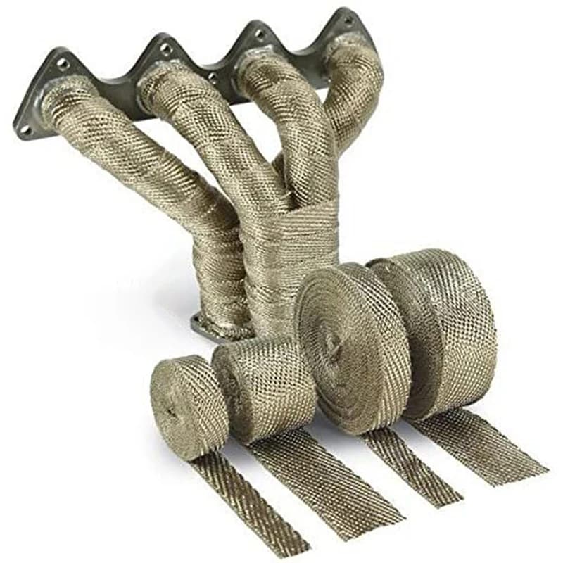 5/10/15M Motorcycle Exhaust muffler Heat Wrap Basalt Fiber Tape for Yamaha Xt 660 Ducati Scrambler Thermal Tape For Muffler