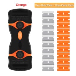 Razor Scraper Car Window Film Glue Cleaner Blade Tint Ceramic Glass Wrap Sticker Remover Kitchen Home Squeegee Tool