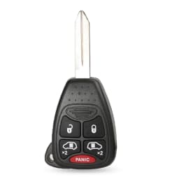 jingyuqin Car Key Shell Case 2/3/4/5/6 Buttons for Chrysler Pacifica Aspen 300 Dodge RAM Caravan Jeep Commander Grand Cherokee