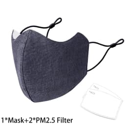 4 Styles New Upgrade Cotton Face Mask Covering Reusable Washable Solid Color Floral Printed Unisex Earloop Mask For Adult
