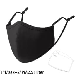 4 Styles New Upgrade Cotton Face Mask Covering Reusable Washable Solid Color Floral Printed Unisex Earloop Mask For Adult