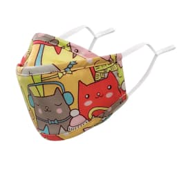 4 Styles New Upgrade Cotton Face Mask Covering Reusable Washable Solid Color Floral Printed Unisex Earloop Mask For Adult