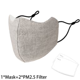 4 Styles New Upgrade Cotton Face Mask Covering Reusable Washable Solid Color Floral Printed Unisex Earloop Mask For Adult