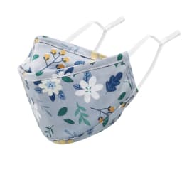 4 Styles New Upgrade Cotton Face Mask Covering Reusable Washable Solid Color Floral Printed Unisex Earloop Mask For Adult
