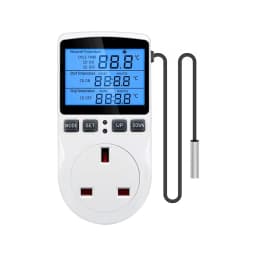 Timer Socket Thermostat KT3100 Multi-Function Temperature Controller Outlet with Timer Switch Sensor Probe Heating Cooling