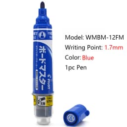Pilot Whiteboard Marker 1.7-12mm 보드마카 6 Types Writing Point Erasable Refillable Liquid Ink Teacher, Training, Painting Marker