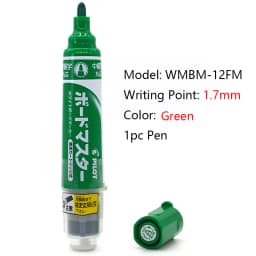 Pilot Whiteboard Marker 1.7-12mm 보드마카 6 Types Writing Point Erasable Refillable Liquid Ink Teacher, Training, Painting Marker