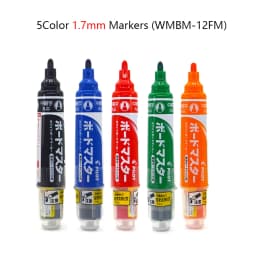 Pilot Whiteboard Marker 1.7-12mm 보드마카 6 Types Writing Point Erasable Refillable Liquid Ink Teacher, Training, Painting Marker