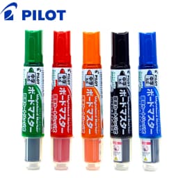 Pilot Whiteboard Marker 1.7-12mm 보드마카 6 Types Writing Point Erasable Refillable Liquid Ink Teacher, Training, Painting Marker