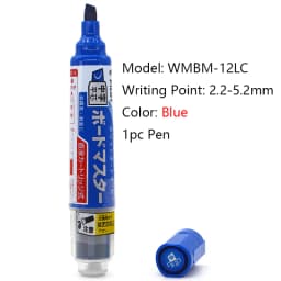 Pilot Whiteboard Marker 1.7-12mm 보드마카 6 Types Writing Point Erasable Refillable Liquid Ink Teacher, Training, Painting Marker