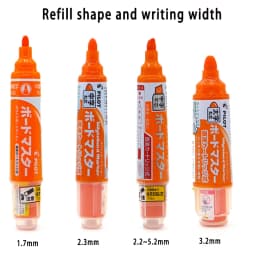 Pilot Whiteboard Marker 1.7-12mm 보드마카 6 Types Writing Point Erasable Refillable Liquid Ink Teacher, Training, Painting Marker