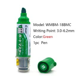 Pilot Whiteboard Marker 1.7-12mm 보드마카 6 Types Writing Point Erasable Refillable Liquid Ink Teacher, Training, Painting Marker