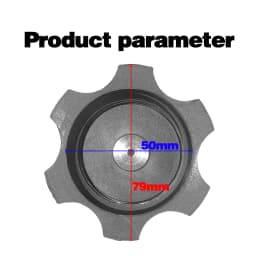 Motorcycle 50mm CNC Aluminum Racing Gas Fuel Tank Cap With Vent Cap For Yamaha Kawasaki Honda KTM Suzuki ATV Dirt Bike