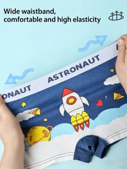 4pcs Children's Underwear for Boys Cotton Cute Dinosaur Shorts Panties Fashion Teenage Breathable Soft Boxers Toddler Underpants