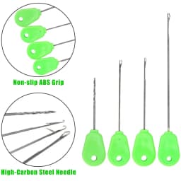 7pcs Carp Fishing Accessories Boilies Baits Drill Baiting Needle Hair Rigs bait Stringer Fishing Tools with boilies stoppers