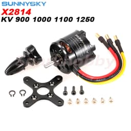 1PC Original SUNNYSKY X2814 900KV 1000KV 1100KV 1250KV External Rotor Brushless Motor for RC 3D fixed-wing Aircraft Airplanes