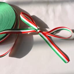 Plaid Ribbon for Craft 10MM Polyester 25 Yard Spain Grosgrain Ribbon Decoration for Butterfly Hair Clip Red Yellow 6 Color