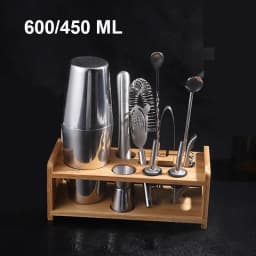 UPORS Boston Shaker Professional Stainless Steel Bartender Wine Cup Cocktail Mixer Martini Cocktail Shaker Bar Set