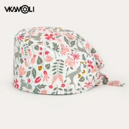 unisex Scrub Cap printing Adjustable size lab work cap girl accessories
