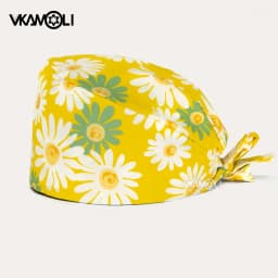 unisex Scrub Cap printing Adjustable size lab work cap girl accessories