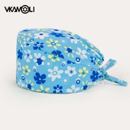 unisex Scrub Cap printing Adjustable size lab work cap girl accessories