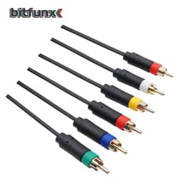 Bitfunx PS2/PS3 Component Cable 1.8m Premium High Resolution Game Cable Accessories For Sony PlayStation 2/3
