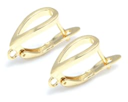 Classic Hoop Earrings Accessories for Jewelry Making Sliver Gold Zircon Copper Earring Hooks Jewellery Making Supplies