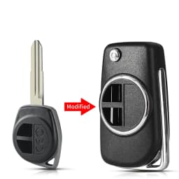 KEYYOU High Quality 2 BTN Modified Flip Folding Car Remote Key Case Shell for SUZUKI SWIFT SX4 ALTO VITARA IGNIS JIMNY Splash