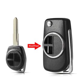 KEYYOU High Quality 2 BTN Modified Flip Folding Car Remote Key Case Shell for SUZUKI SWIFT SX4 ALTO VITARA IGNIS JIMNY Splash