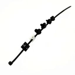 18PCS Auto Girder Frame Body Harness Electric Circuit Oil Water Pipe Barbed Cable Tie Fixed Base Plastic Fastener Clip Rivet