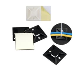 18PCS Auto Girder Frame Body Harness Electric Circuit Oil Water Pipe Barbed Cable Tie Fixed Base Plastic Fastener Clip Rivet