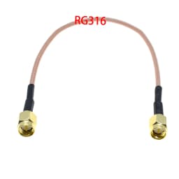 RG316 RG174 SMA Male To SMA Male Female RP-SMA Connector Plug RPSMA Nut Bulkhead Extension RF Coaxial Coax Jumper Pigtail Cable
