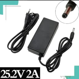 25.2V 2A Charger for 7 Series 21.6V 22.2V Lithium Ion Lithium Ion Battery Pack DC5525 Connector