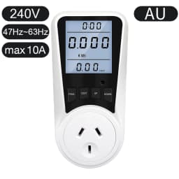 220V Digital Wattmeter AC EU Power Meter LCD Electricy Consumption Meter Socket Wattage Kwh Energy Test FR US BR Power Analyzer