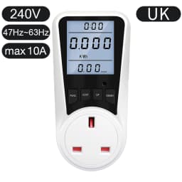 220V Digital Wattmeter AC EU Power Meter LCD Electricy Consumption Meter Socket Wattage Kwh Energy Test FR US BR Power Analyzer