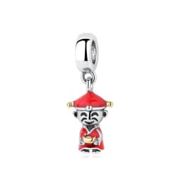 925 Sterling Silver Charms Beads Original Japanese Doll Fortune Cat Charm Fit Brand Bracelets Bangles DIY Jewelry For Women