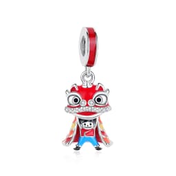 925 Sterling Silver Charms Beads Original Japanese Doll Fortune Cat Charm Fit Brand Bracelets Bangles DIY Jewelry For Women