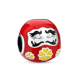 925 Sterling Silver Charms Beads Original Japanese Doll Fortune Cat Charm Fit Brand Bracelets Bangles DIY Jewelry For Women