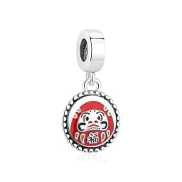 925 Sterling Silver Charms Beads Original Japanese Doll Fortune Cat Charm Fit Brand Bracelets Bangles DIY Jewelry For Women