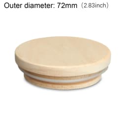 Wood Mason Jar Lid Reusable Canning Caps Various Sizes Bottle Sealing Caps Wide Mouth Cover Wood Lids Kitchen Organization