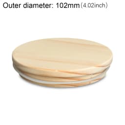 Wood Mason Jar Lid Reusable Canning Caps Various Sizes Bottle Sealing Caps Wide Mouth Cover Wood Lids Kitchen Organization