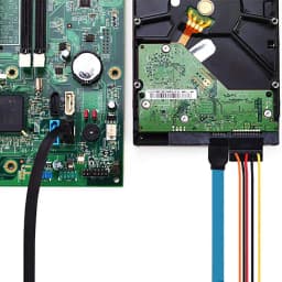12 Pack 90 Degree Right-Angle / Straight SATA III HDD SDD Cable 6.0 Gbps With Locking Latch 16Inch For SATA HDD, SSD, CD Driver