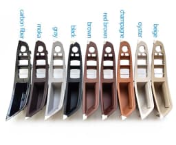 LHD Interior Plastic Door Armrest Window Switch Panel Pull Handle 7pcs Set For BMW 5 Series F10 F11 F18 520i 523i 525i 528i 535i