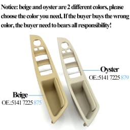 LHD Interior Plastic Door Armrest Window Switch Panel Pull Handle 7pcs Set For BMW 5 Series F10 F11 F18 520i 523i 525i 528i 535i