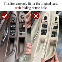 LHD Interior Plastic Door Armrest Window Switch Panel Pull Handle 7pcs Set For BMW 5 Series F10 F11 F18 520i 523i 525i 528i 535i