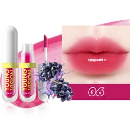 6 Color-Changing Lip Gloss Fruity Scent Moisturizing and Long-Lasting Smooth Hydrating Temperature-Activated Lip tint