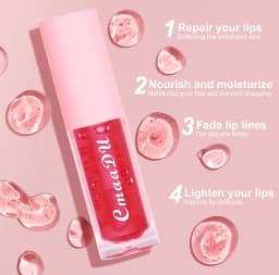 6 Color-Changing Lip Gloss Fruity Scent Moisturizing and Long-Lasting Smooth Hydrating Temperature-Activated Lip tint