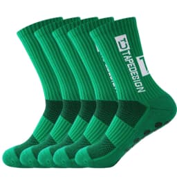 1/5 Pairs Non Slip Soccer Socks Men Non Skid Grip Football Basketball Sport Cycling Socks
