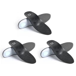 Leather Orthotic Insole For Flat Feet Arch Support Orthopedic Leather Sport Insole For Men Women O/X Leg Corrected Insoles
